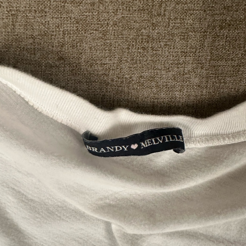 White brandy Melville top